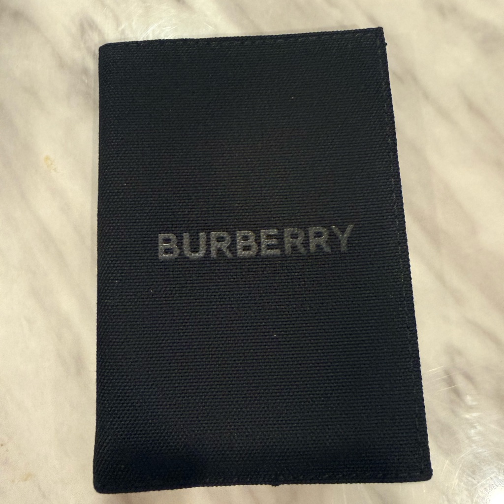 Burberry Gwp Black Fabric Card Holder